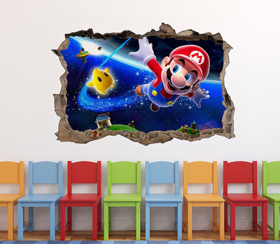 fuzzy 70 cm Cartoon Self Adhesive Sticker(Pack of 1)