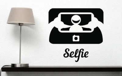 SnappyVinyl 27 cm Gadgets World Self Adhesive Sticker(Pack of 1)