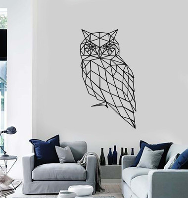 SnappyVinyl 27 cm Wall Decal Abstract Bird Self Adhesive Sticker(Pack of 1)