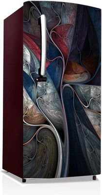 Ashthawalldecor 124.46 cm Fridge Sticker Self Adhesive Sticker(Pack of 1)