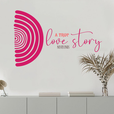 KOTART Vinyl Abstract Pink Wallpaper(L x W: 48 cm x 82 cm)