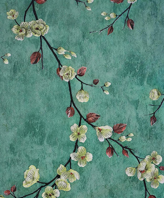 RosaStella Floral & Botanical Multicolor Wallpaper(304 cm x 45 cm, Pack of 20)