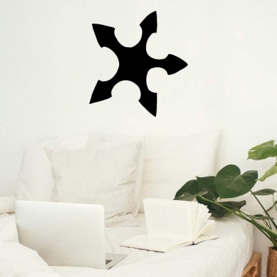 Xskin 29 cm Ninja Star2 Wall Decals, Easy to Apply and Remove Self Adhesive Sticker(Pack of 1)