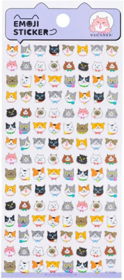 SWARUPNIDHI 200 cm 2 Pcs Cute Animal Decals for Bullet Journaling Supplies Self Adhesive Sticker(Pack of 2)