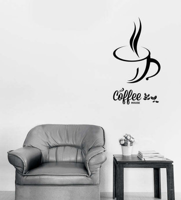 Xskin 60 cm Internet Cafe Coffee Wifi Free Zone Self Adhesive Sticker(Pack of 1)