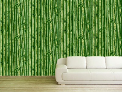 RoseCraft Vinyl Abstract Green Wallpaper(L x W: 1000 cm x 45 cm)
