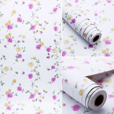 metreno Vinyl Abstract White Wallpaper(L x W: 1000 cm x 45 cm)
