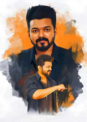 Dumdic 30 cm Vijay A4 Strong Self Adhesive Sticker(Pack of 1)