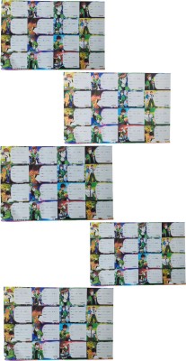 Super Easy 6.2 cm Ben 10 Characters Design Name Slip Note Books Stickers School Labels for Kids Self Adhesive Sticker(Pack of 5)