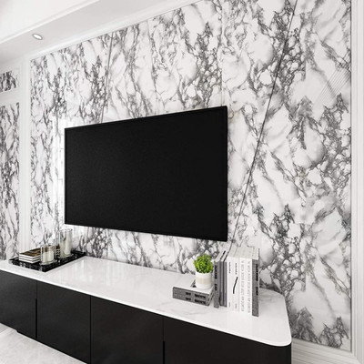 OMRUDRAVI Abstract White Wallpaper(200 cm x 60 cm)