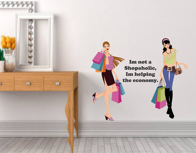 Wallzone 70 cm Shpping Removable Sticker(Pack of 3)