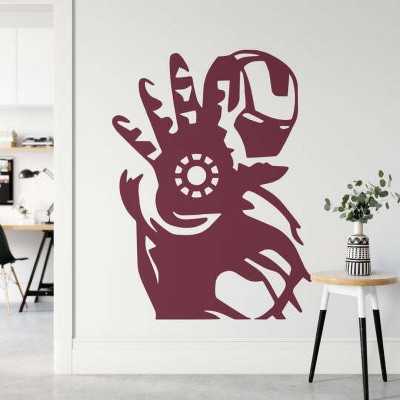 Xskin 54 cm Iron Man Hand Laser Self Adhesive Sticker(Pack of 1)