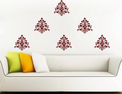 STICKER STUDIO 30 cm Wall Sticker (Triangle motif,Surface Covering Area - 180 x 180 cm) 6 Qty. Removable Sticker(Pack of 6)