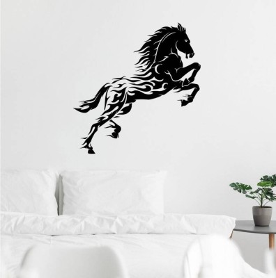 Xskin 27 cm Horse Wall Sticker PVC Vinyl Self Adhesive Sticker(Pack of 1)