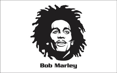 Art Kafe 51 cm Bob Marley Sticker ( Size :- 20 X 23 inch ) Self Adhesive Sticker(Pack of 1)