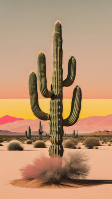 swaroopa 16.5 inch Nature Plants Sticker Self Adhesive Sticker(Pack of 1)