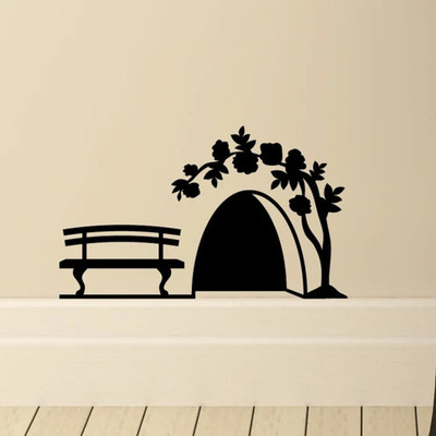 SnappyVinyl 10 cm Small Mouse Hole Self Adhesive Sticker(Pack of 1)