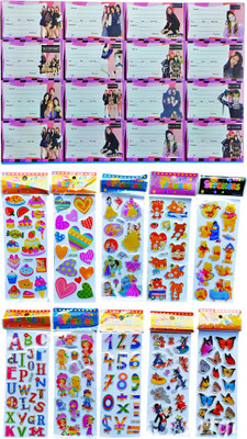 Super Easy 1 cm 2 IN 1 (5 Girls + 10 Cartoon ) Character Name Slip & Puffy Stickers For Kids Self Adhesive Sticker(Pack of 2) Super Easy 1 cm 2 IN 1 (5 Girls + 10 Cartoon ) Character Name Slip & Puffy Stickers For Kids Self Adhesive Sticker(Pack of 2)