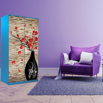 WallDaddy 213 cm WDST-OldFlowerPotAlmira Self Adhesive Sticker(Pack of 1)