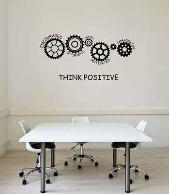 Xskin 55 cm Space Art Gears Self Adhesive Sticker(Pack of 1)