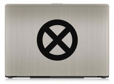 Xskin 4 cm X-Men Professor Xavier Superhero Logo Self Adhesive Sticker(Pack of 1)