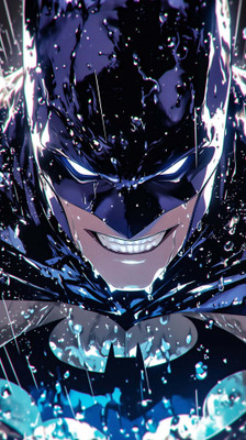 swaroopa 16.5 inch Batman Sticker Self Adhesive Sticker(Pack of 1)