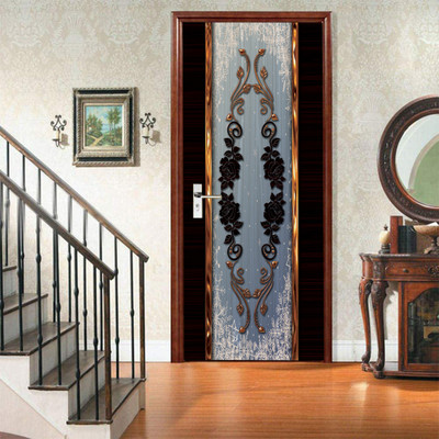 DECOR INDIA SOLUTION 24 cm Door Wallpaper (36 inch x 78 inch) Self Adhesive Sticker(Pack of 1)