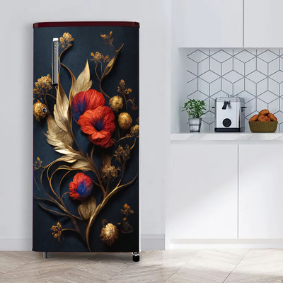 HDWALLPAPES 24 inch Fridge sticker for fridge ,single door fridge_1 Self Adhesive Sticker(Pack of 1)