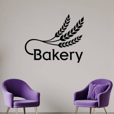 SnappyVinyl 27 cm Bakery Wall Sticker PVC Vinyl Self Adhesive Sticker(Pack of 1)