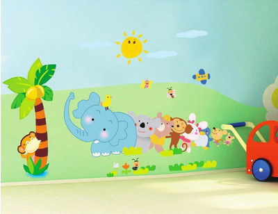 JAAMSO ROYALS 60 cm cartoon Removable Sticker(Pack of 1)
