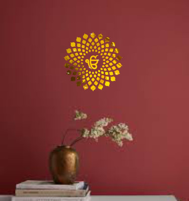 EJAart 60 cm Mandala Khanda Self Adhesive Sticker(Pack of 1)