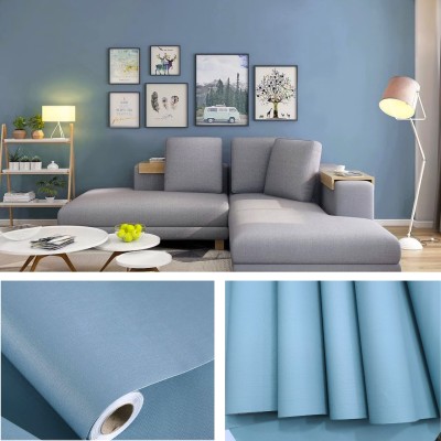 FLIPZONE Decorative Blue Wallpaper(304.8 cm x 45.72 cm)