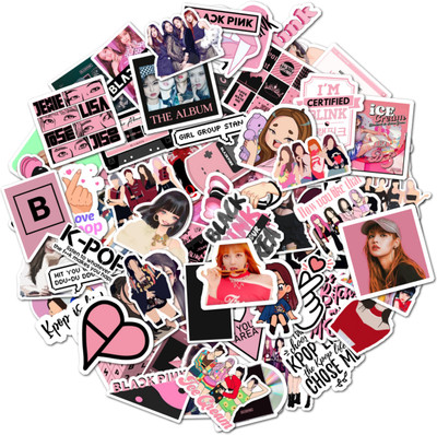 Obita 7 cm ED_Blackpink Reusable Sticker(Pack of 50)