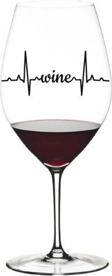 SnappyVinyl 6 cm wine Self Adhesive Sticker(Pack of 1)