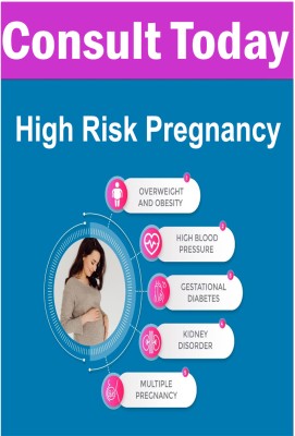 Wall gallery 48.26 cm Gynecologist High Risk Pregnancy hospital,clinic,Poster Waterproof 19x Inc13 Inc Self Adhesive Sticker(Pack of 1)