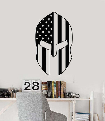 SnappyVinyl 27 cm Warrior Ancient Self Adhesive Sticker(Pack of 1)