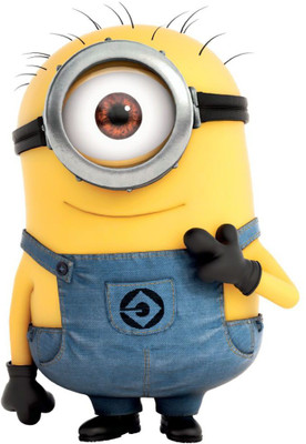VCREATE DECOR 58 cm Minion Wall Stricker Self Adhesive Sticker(Pack of 1)