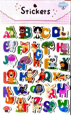 Q uncle 22 cm Learning Activities Thick Foam 3D Alpha Stickers for Scrapbooks Notebook Self Adhesive Sticker(Pack of 1)