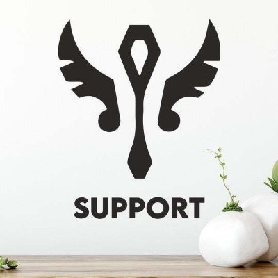 Xskin 49 cm League of Legends Support Icon Self Adhesive Sticker(Pack of 1)