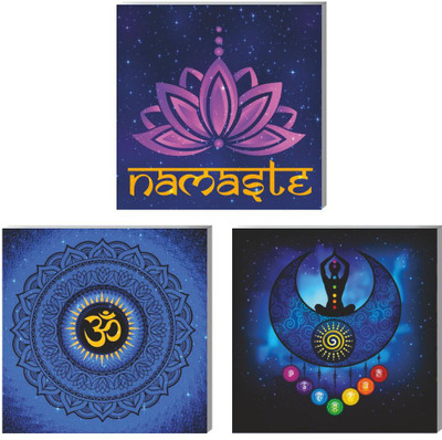 Ordershock 18 inch Wall Décor For Positivity, Peace & Healing Energy Wall Frame Self Adhesive Sticker(Pack of 1)