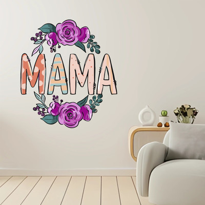 WallBiirds 60 cm Best MUMMA Wall Sticker Home Decoration Self Adhesive Sticker(Pack of 1)