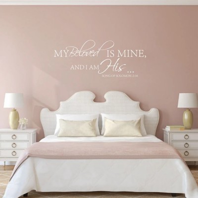 Xskin 45 cm Love Romantic Quote white, Wall Stickers Home Decor Waterproof Wall Decals Self Adhesive Sticker(Pack of 1)