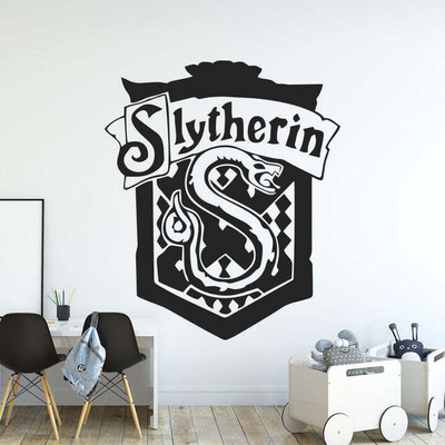 Xskin 40 cm Harry Potter Slytherin Crest Self Adhesive Sticker(Pack of 1)