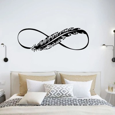 Xskin 42 cm wing Quote, Wall Stickers Home Decor Waterproof Wall Decals Self Adhesive Sticker(Pack of 192)