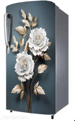 SNADVERTISING 124.46 cm Single Door Fridge Sticker, Removable,Peel&stick Easy To Apply Sticker Self Adhesive Sticker(Pack of 1)