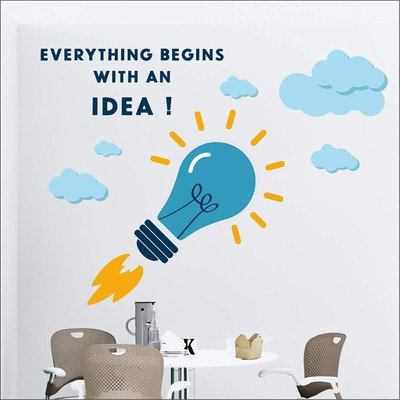 stylishdecor 60 cm m... everything idea Self Adhesive Sticker(Pack of 1)