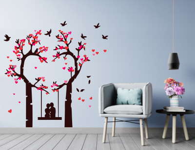 KgnDesigns 97 cm KDS_VT127 Self Adhesive Sticker(Pack of 1)