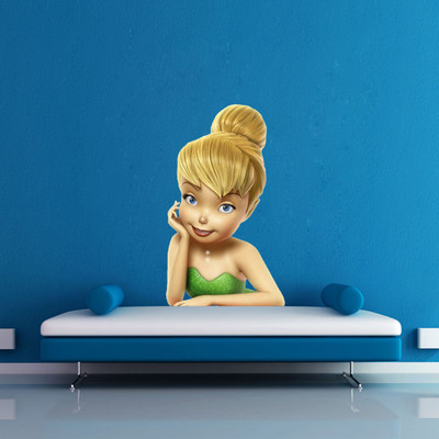 Epithet Studio 45 cm Disney Fairies Wall Sticker Decorative Wall Sticker(45Cm X27Cm) Self Adhesive Sticker(Pack of 1)