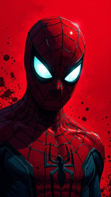 swaroopa 16.5 inch Spiderman A3 size non tearable sticker Self Adhesive Sticker(Pack of 1)
