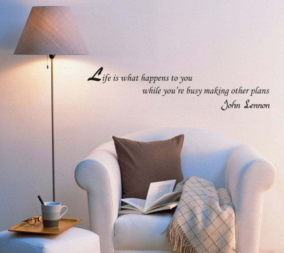 Xskin 55 cm Music Help of Succeed Quote Self Adhesive Sticker(Pack of 1)